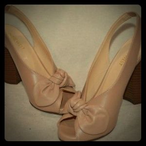 Nine West Chunky High Heel Sling Back Sandal